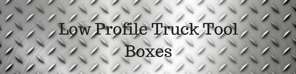 low profile crossover truck tool boxes